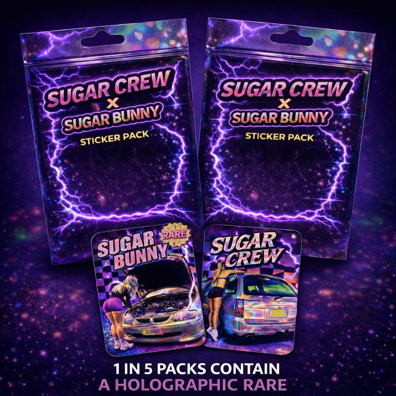 Sugar Bunny x Sugar Crew Sticker Pack - 4 Stickers