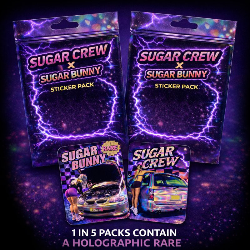 Sugar Bunny x Sugar Crew Sticker Pack - 4 Stickers