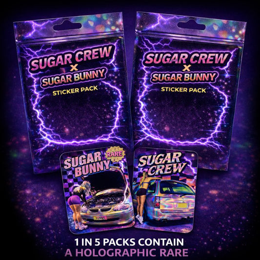 Sugar Bunny x Sugar Crew Sticker Pack - 4 Stickers