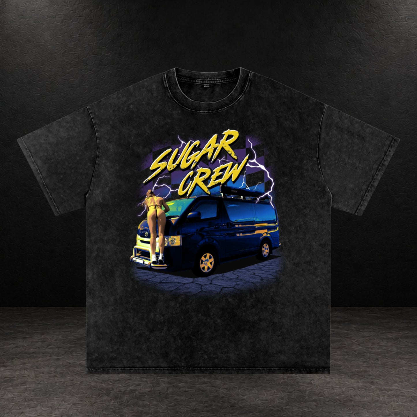 Sugar Bunny x Sugar Crew Camper Van T-shirt