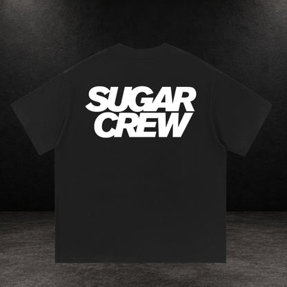 Sugar Crew Essential Logo T-Shirt - Black
