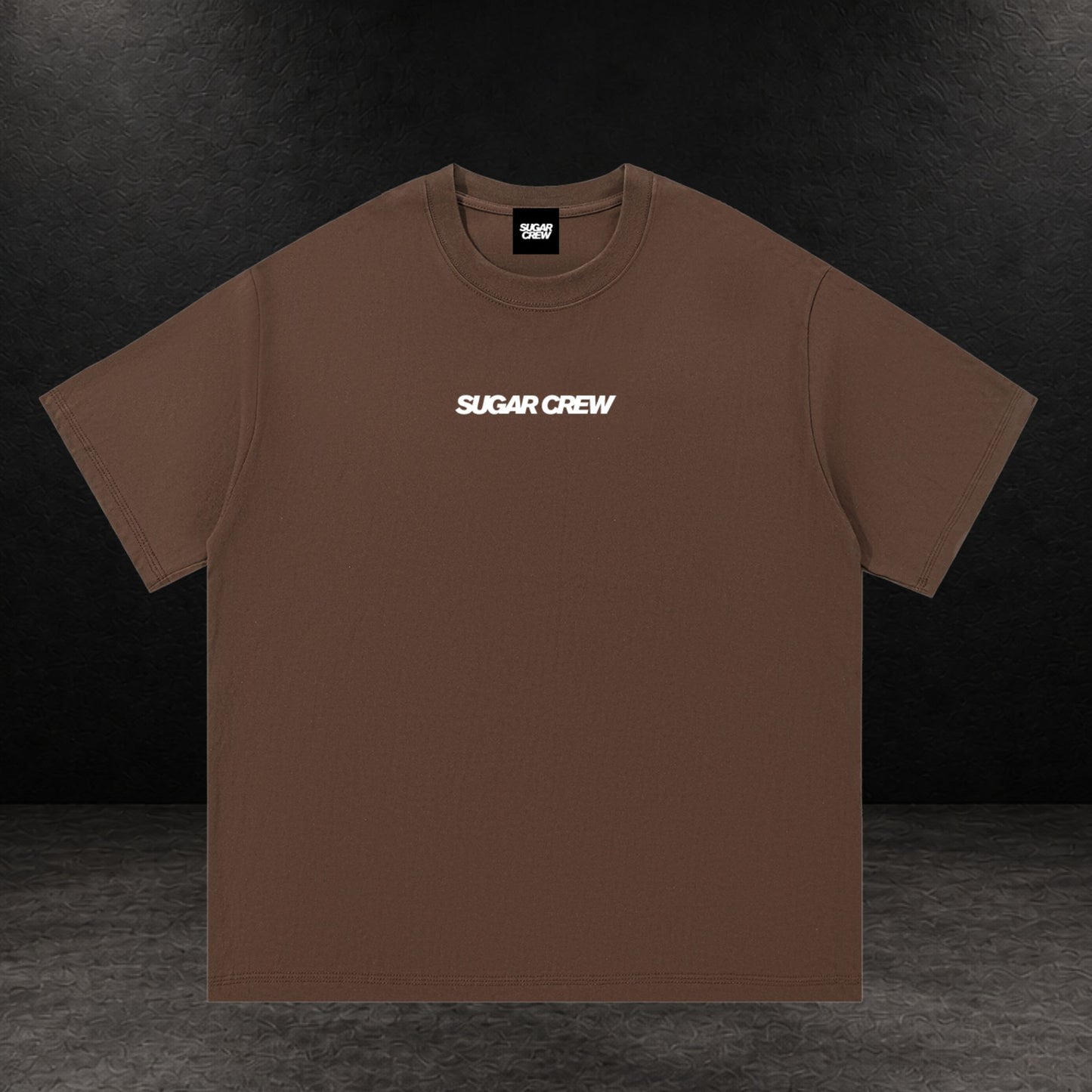 Sugar Crew Essential Logo T-Shirt - Coffee