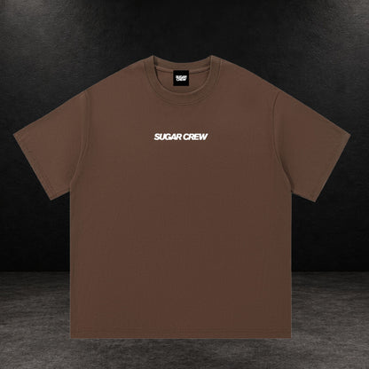 Sugar Crew Essential Logo T-Shirt - Coffee