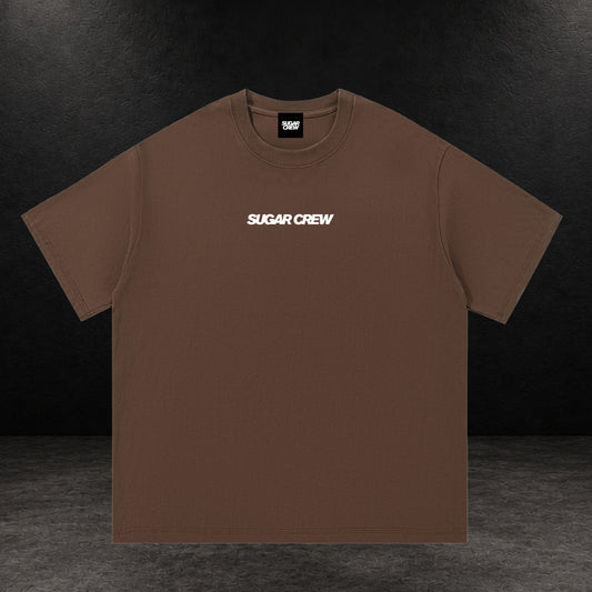Sugar Crew Essential Logo T-Shirt - Coffee