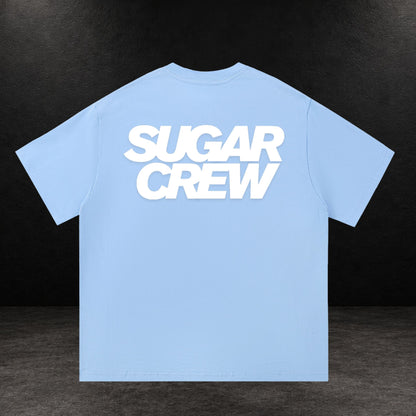 Sugar Crew Essential Logo T-Shirt - Sky Blue