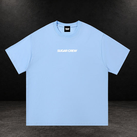 Sugar Crew Essential Logo T-Shirt - Sky Blue